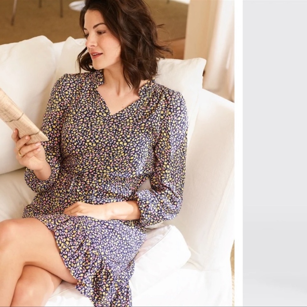 Draper James Floral Pop Over Dress Size S